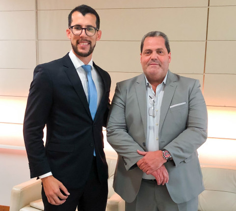 Visita do Presidente da Associação Alagoana de Magistrados