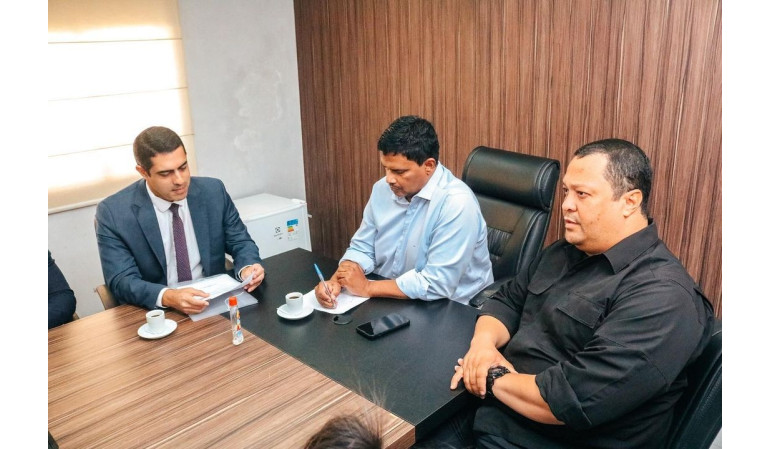 Reunião com o secretário da Ressocialização e Inclusão Social