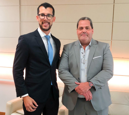 Visita do Presidente da Associação Alagoana de Magistrados