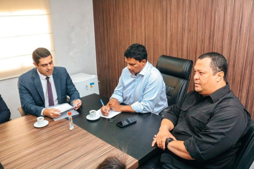 Reunião com o secretário da Ressocialização e Inclusão Social